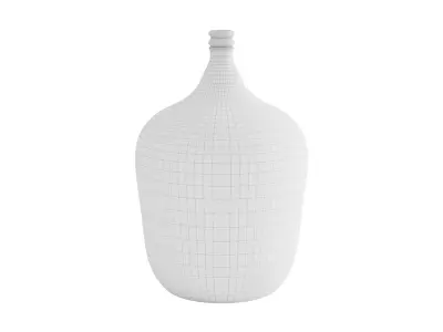 Decorative Glass Jar Free low-poly 3D model