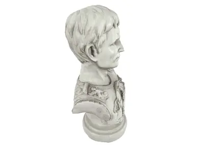  Augustus Caesar Primaporta Bust Statue Sculpture 3D model