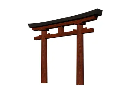 Traditional Japanese Architecture Pack 3D model