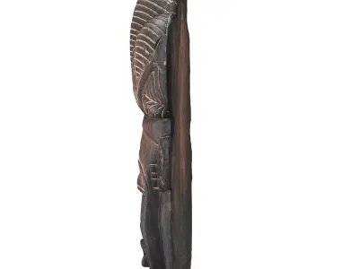 Mask Wall Decoration 02 3D model