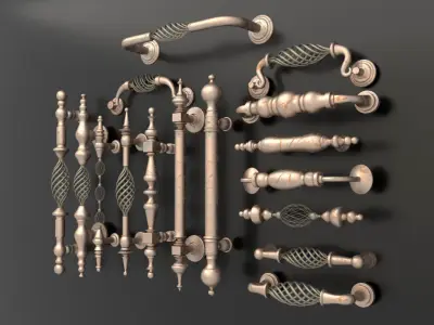 Classic Door Knoob 3D model