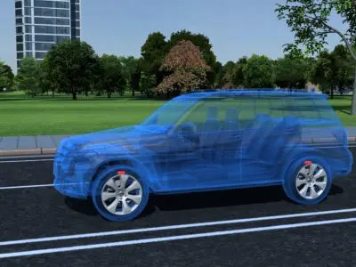 City streets 3D model