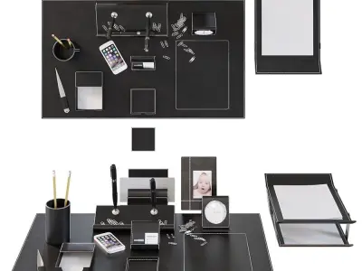Desk Set for Executive Director 3D model