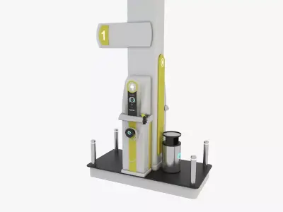 Electric Charging Station 3D model