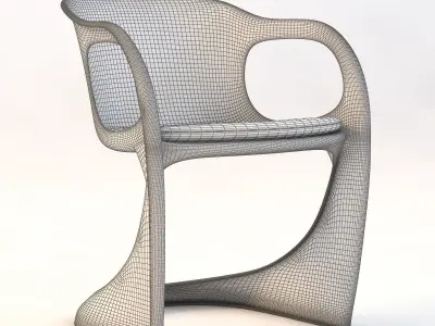 Casalino Dining Chair By Casala 3D model