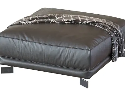 Ottoman Driade Bedda design Terry Dwan 3D model