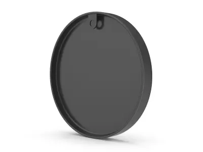 Wall Clock Low-poly 3D model