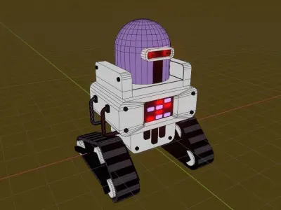 android   only mesh    no rig   no textures    only materials Free 3D model
