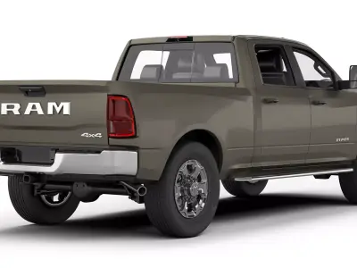 RAM 2500 Big Horn 2025 3D model