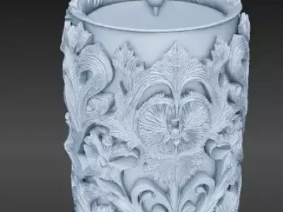 Luxury Candle Design for Artists And Mold Makers 3D print model