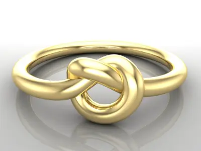 Ring M58 The luxury female ring wedding 3D print model