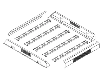 Roof Rack For Cars 3D model