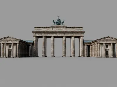 Brandenburg Gate 3D model