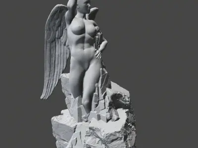 creation of woman 3D print model