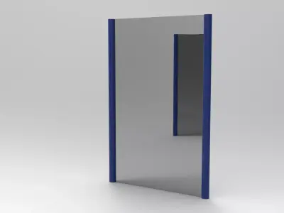 Nua Mirror Low-poly 3D model