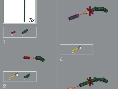 TwindBricks3D - 10313 Wildflower Bouquet 3D print model