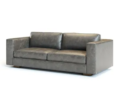Restoration Hardware - Maddox Leather Sofa 3D model