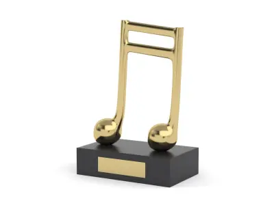 Modern Simple Music Cup 3D model