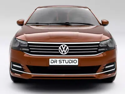 Volkswagen Lavida Qihang 2019 Low-poly 3D model
