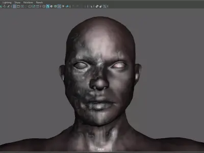 Zompie Low-poly 3D model
