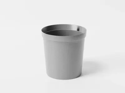 PLASTIC PLANT POT 3D model