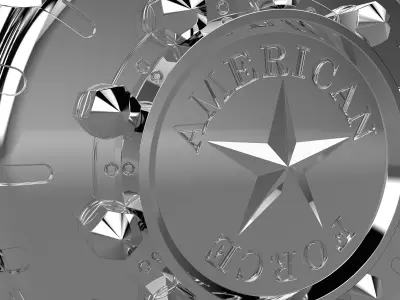 AMERICAN FORCE F93 OMEN DRW WHEEL 3D print model