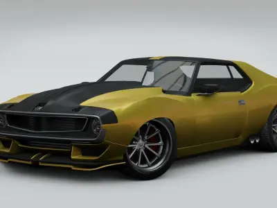 AMC Javelin  AMX Ringbrothers  Defiant  1972  3D model