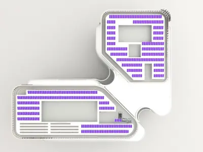 NBK National Bank of Kuwait BUILDING IN EGYPT 3D model