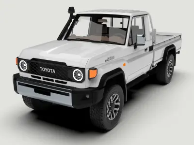 Toyota Land Cruiser J79 single cab 2024  3D model