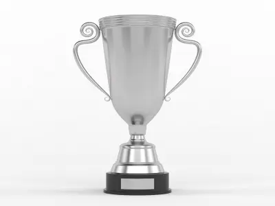 Trophy Cups 3D model 4