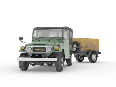 TOYOTA FJ40 soft top  3D model