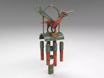 Dragon Wind Chime 3D model