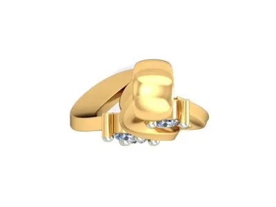 Solitaire Pendant 3dm stl FBX OBJ Render Detail 3D print model 2