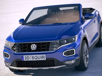 Volkswagen T-Roc cabrio 2020 3D model