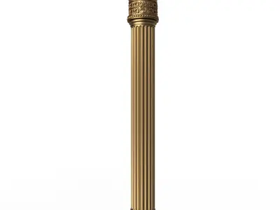 Column Capital 0803 Low-poly 3D model