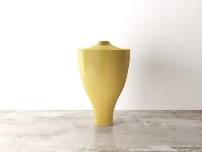 Metal Vase 01 3D model
