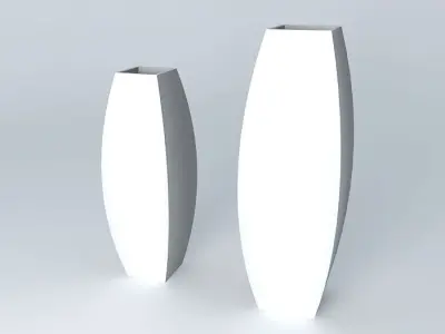 Glass vases Free 3D model purchase