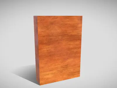 Wooden Showcase 3D model
