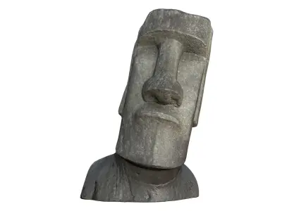Statue 014 Low-poly 3D model