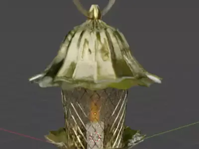 lamp props interior Free 3D model