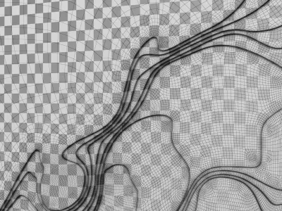 Contour In Acrylic and Bronze by Petr Weigl 3D model