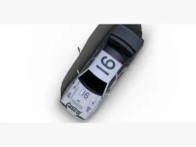 Holden Commodore VL Race Car 1990 Low-poly 3D model