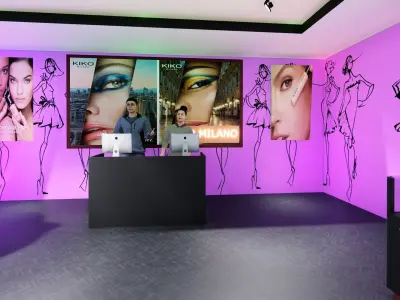 Kiko milano interior design images download 3D model