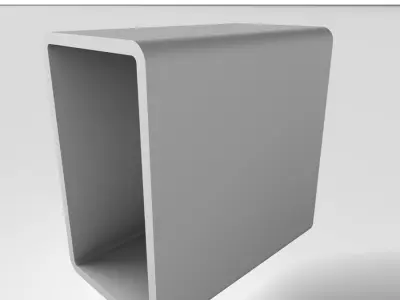 Metal Profile RHS and SHS 3D model