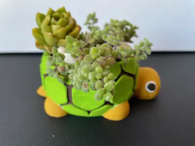 Lonesome George - The Tortoise planter 3D print model