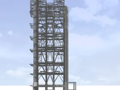 Industrial building 23ZZ20 3D model