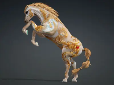 Horse-E5 3D model