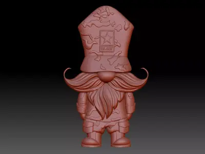 Gnome 3D print model