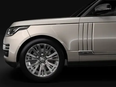 Range Rover SVAutobiography LWB L405 2018 3D model