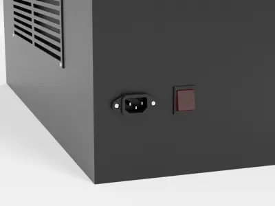 Digital Automated Teller Machine 3D Model Low-poly 3D model